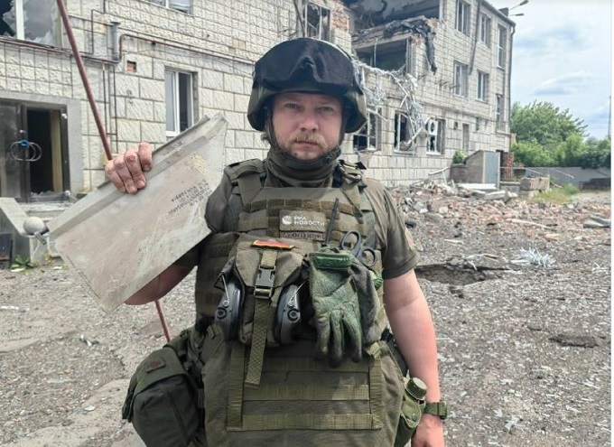Phóng viên chiến trường Nga thiệt mạng vì đạn chùm Ukraine