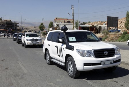 Quá trình tiêu hủy vũ khí hóa học của Syria đã bắt đầu