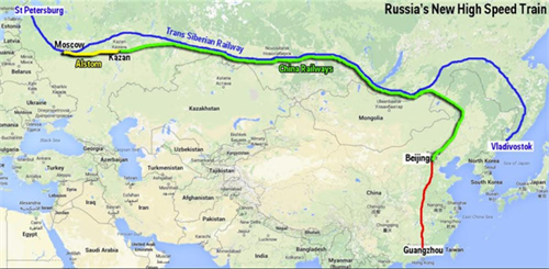 Nga xây dựng tuyến đường sắt dài nhất thế giới nối Moscow đến Bắc Kinh