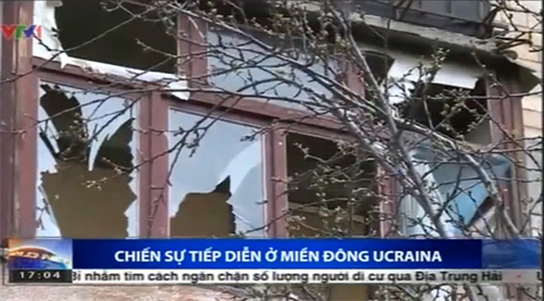 Chiến sự tiếp diễn ở miền Đông Ukraine