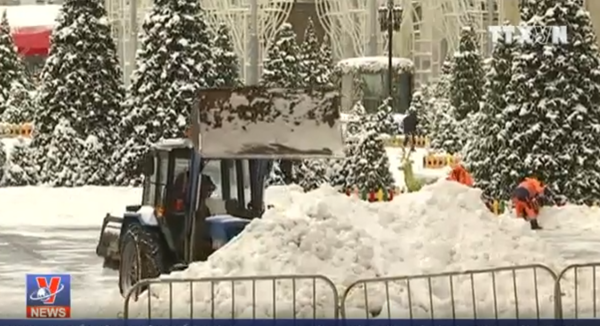 Tuyết rơi kỷ lục ở Moscow, Nga