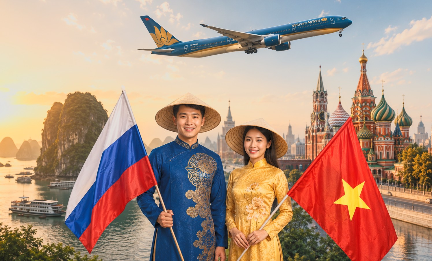 Vietnam Airlines tại Nga: Không chỉ nối những hành trình, mà còn đồng hành cùng cộng đồng