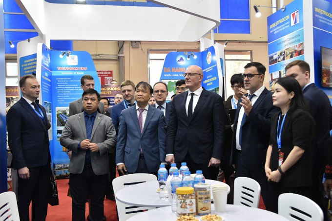 Phó Thủ tướng Liên bang Nga Dmitry Chernyshenko thăm Vietnam Expo 2023