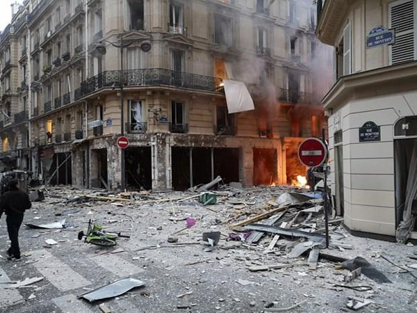 Pháp: Vụ nổ lớn xảy ra tại một tòa nhà ở thủ đô Paris