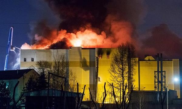 Số người chết vụ cháy trung tâm thương mại Nga tăng lên 64