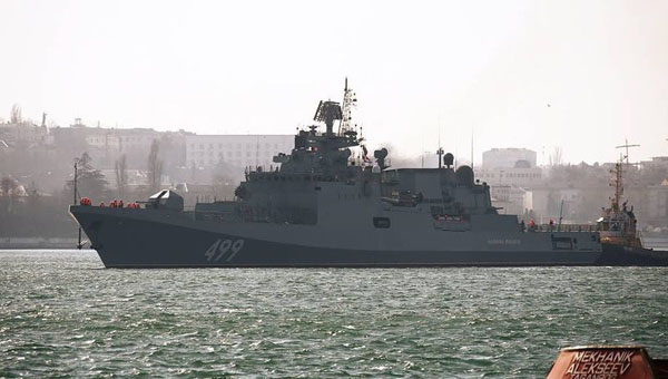 'Nín thở' ngắm tàu chiến Nga phô diễn sức mạnh, bắn hạ tên lửa hành trình ở Biển Đen