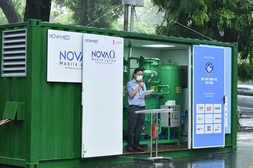 Container tạo oxy, khí nén di động ''Made in Việt Nam'' điều trị COVID-19