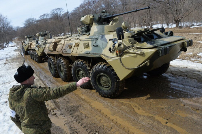 Xe bọc thép chở quân hiện đại nhất của Nga đã xuất hiện tại Crimea