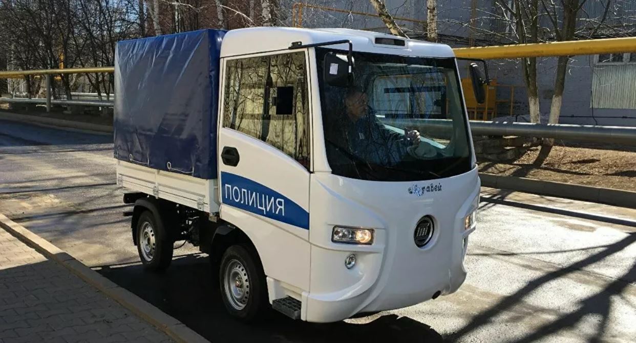 Ở Nga bắt đầu sản xuất xe điện Muravei dành cho cảnh sát