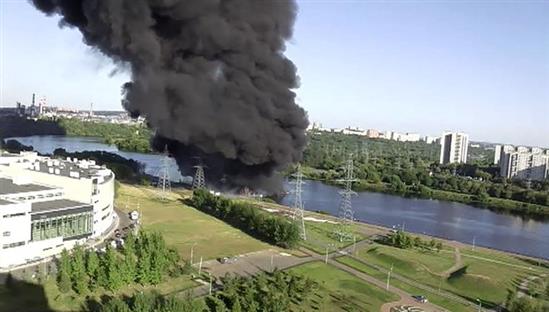 Moskva: Cháy lớn trên sông là do lửa nướng thịt
