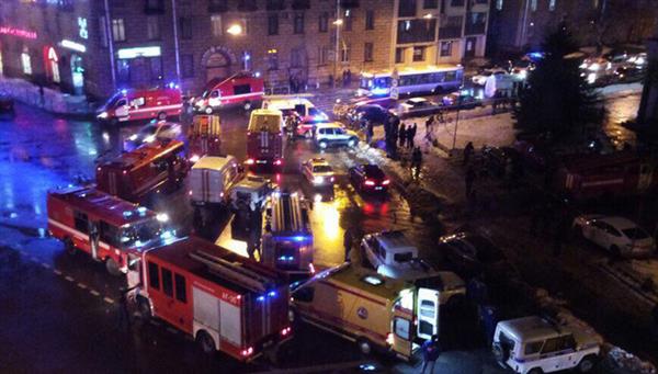 Xảy ra vụ nổ trong siêu thị ở St. Petersburg, 4 người bị thương nhập viện