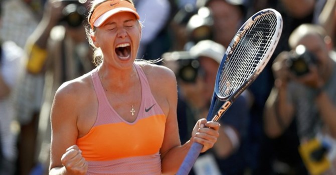 Ông Putin chúc mừng Maria Sharapova giành giải Roland Garros